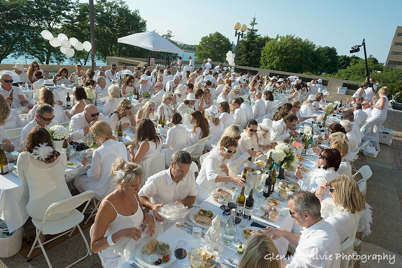 180 attend city’s first Dinner in White