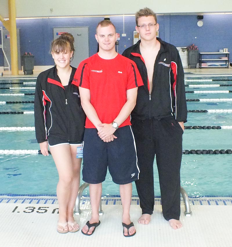Sibling swimmers making a splash