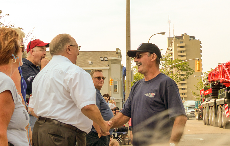Snubbed MPP watches Labour Day parade from sidelines