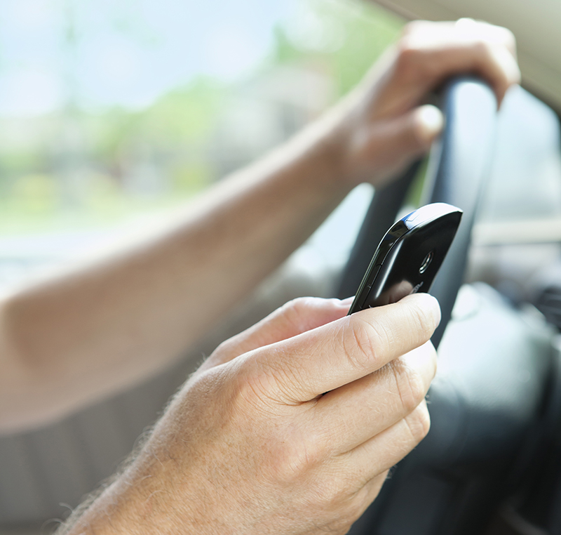 Distracted drivers busted in blitz