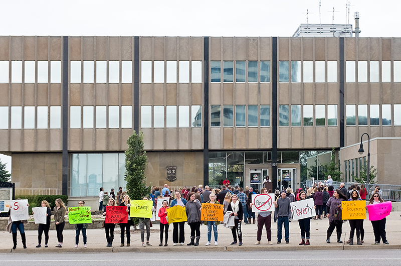 Annual ‘Stand up Against Poverty’ rally at City Hall on Friday
