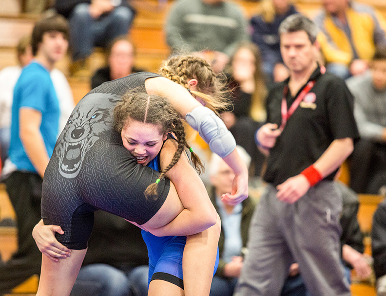 St. Patrick’s wrestlers score takedown on competition