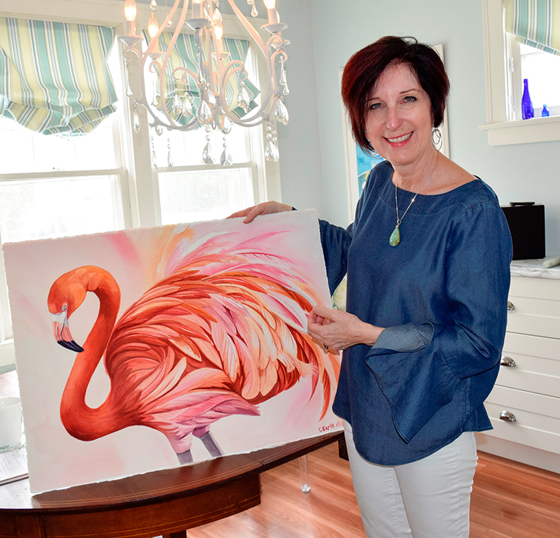 Artist and teacher brings passion to new gallery exhibition
