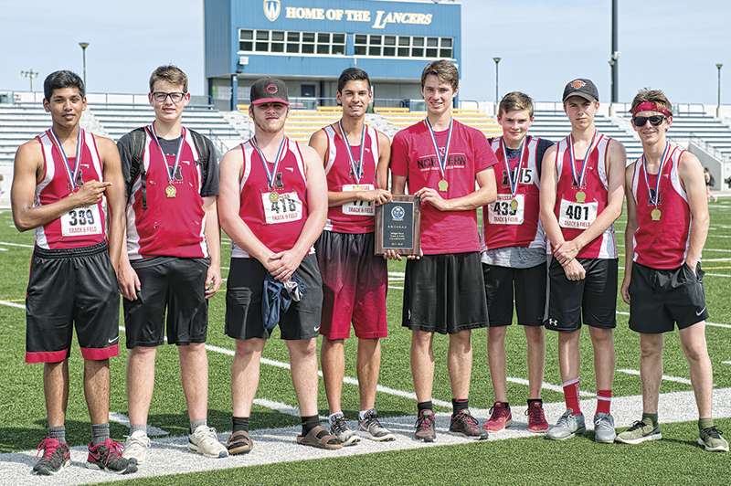 Track and field winners