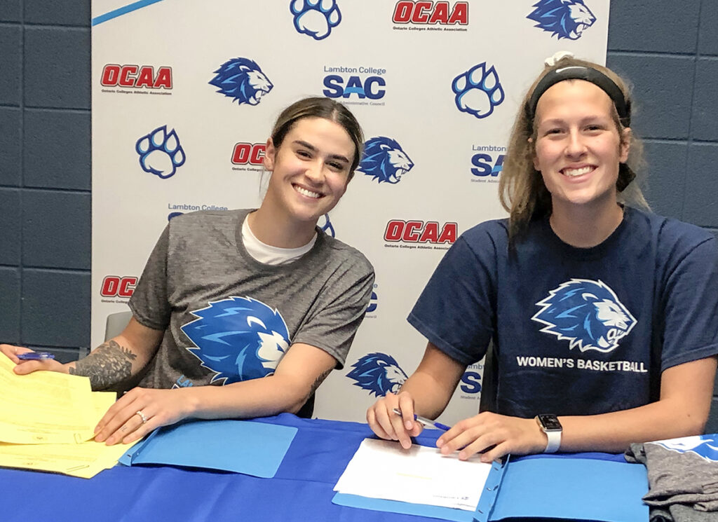 Lambton Lions basketball team signs local talent