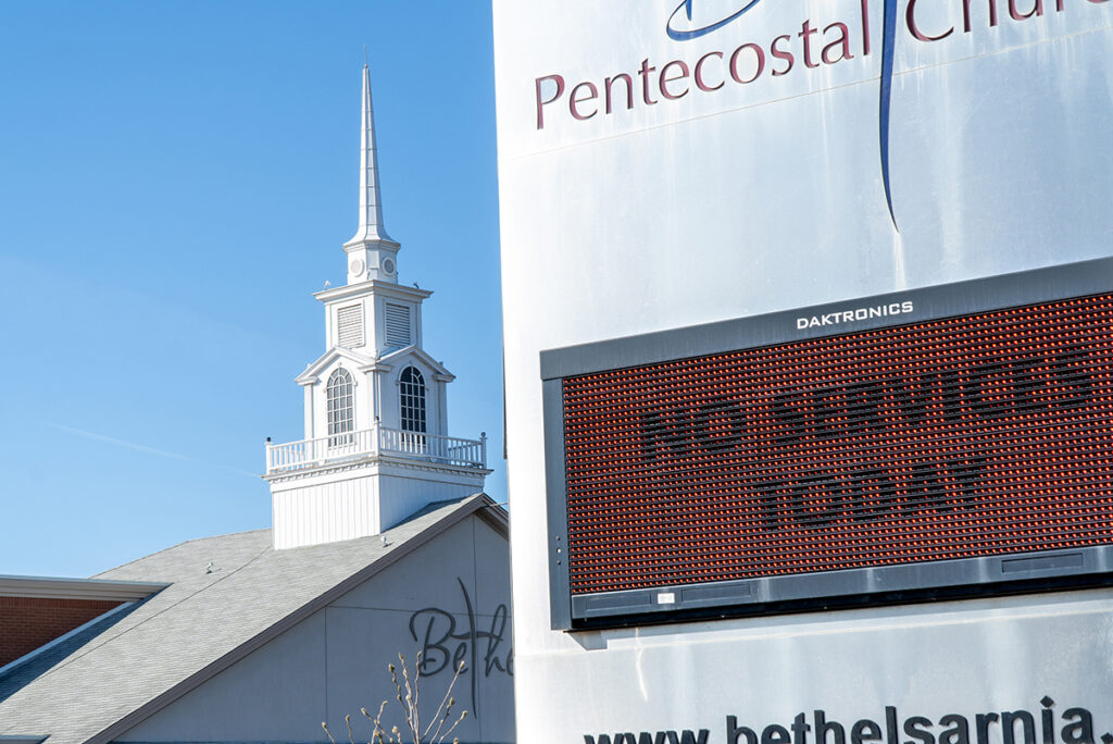 Amid closures, churches stay in touch