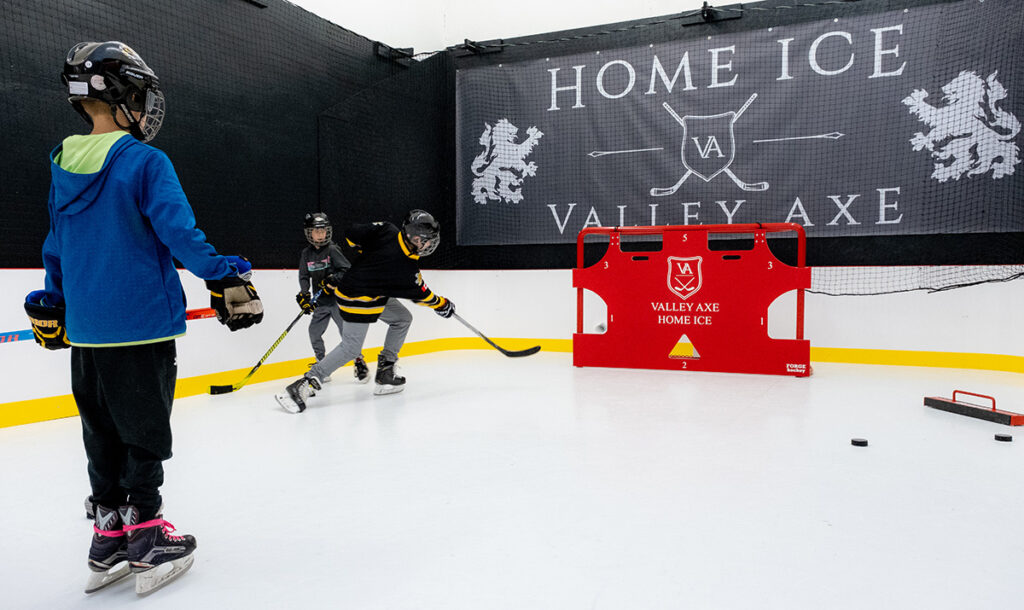 Skaters test out Sarnia’s new artificial ice surface