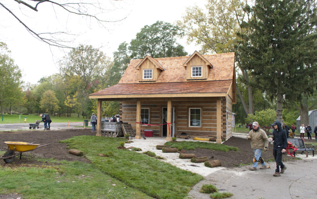 New Canatara Park cabin built in true community style