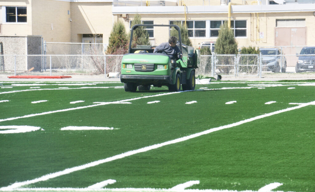 New high school athletic track could be ready this spring