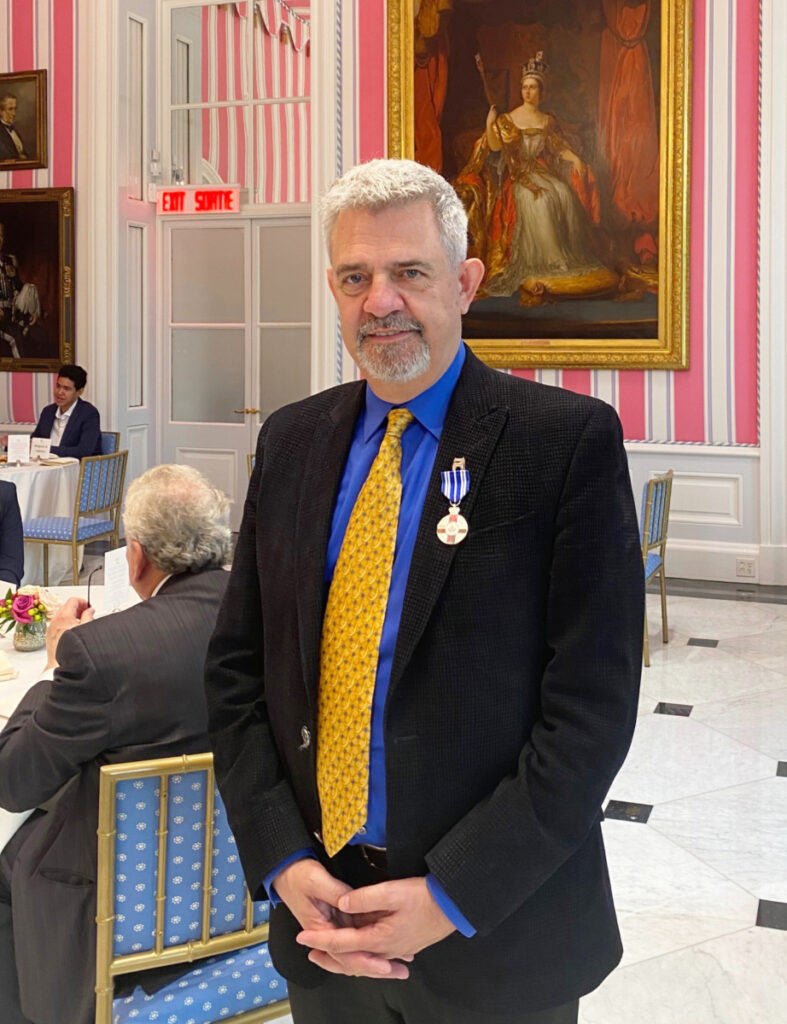 Theatre director receives Meritorious Service Medal