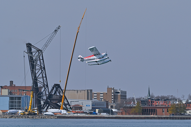 PHOTOS: Demolition begins on iconic Port Huron bridge; fire reported Tuesday