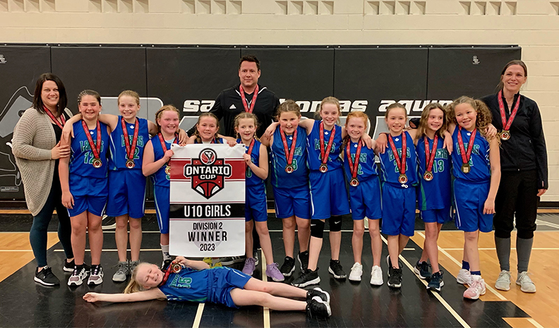 Huron Lakers win U10 Girls Ontario Cup Championships