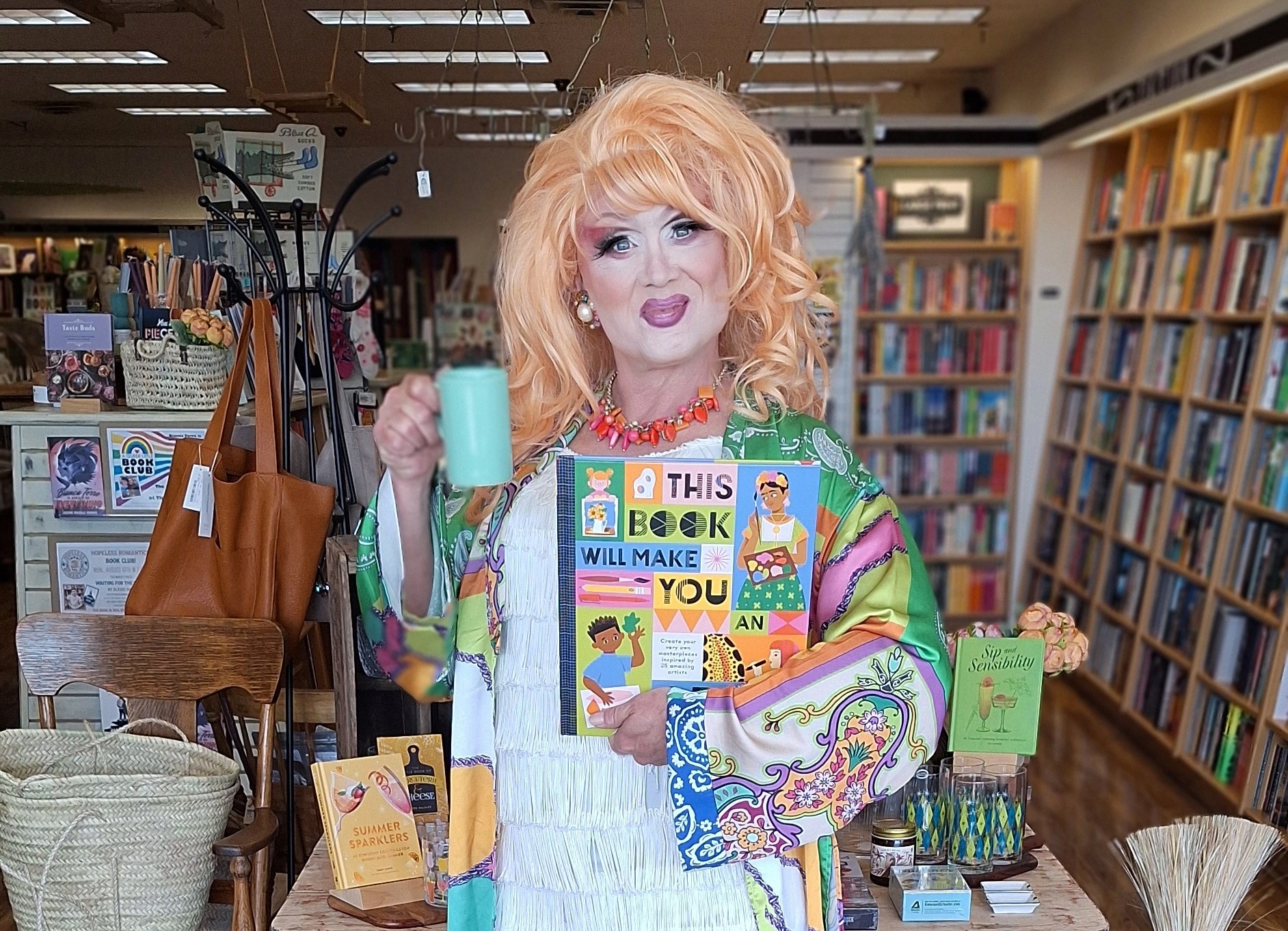 Local Drag Queen shares love of stories despite past protests