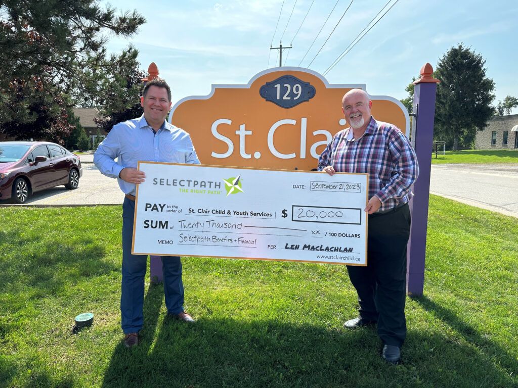 Selectpath gives back to St. Clair Child & Youth