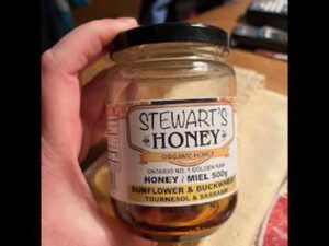 Stewarts honey is a familiar label