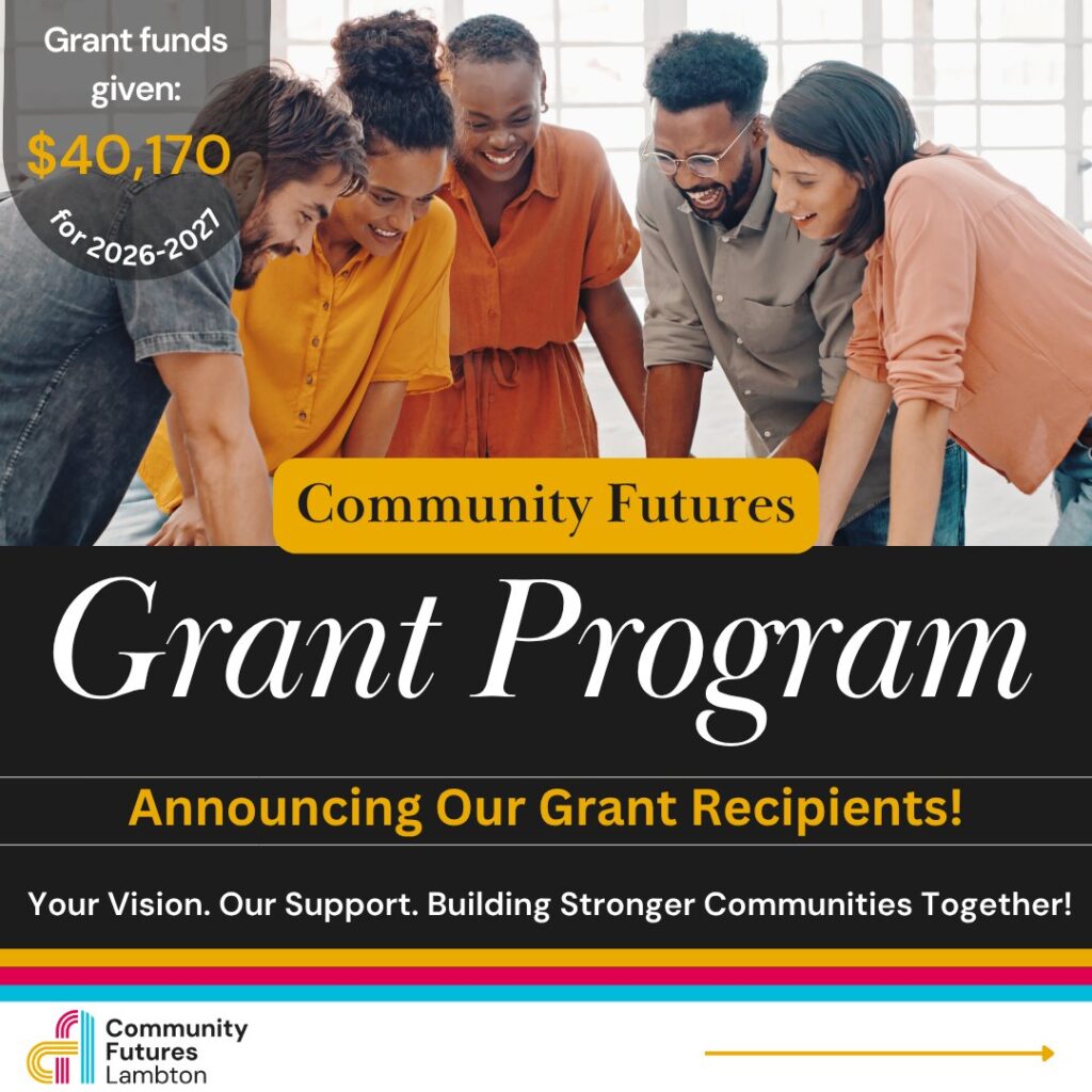 Community Futures Lambton awards over $40,000 to local economic development projects